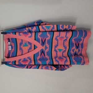 Nuovo Aztec long sweater large long